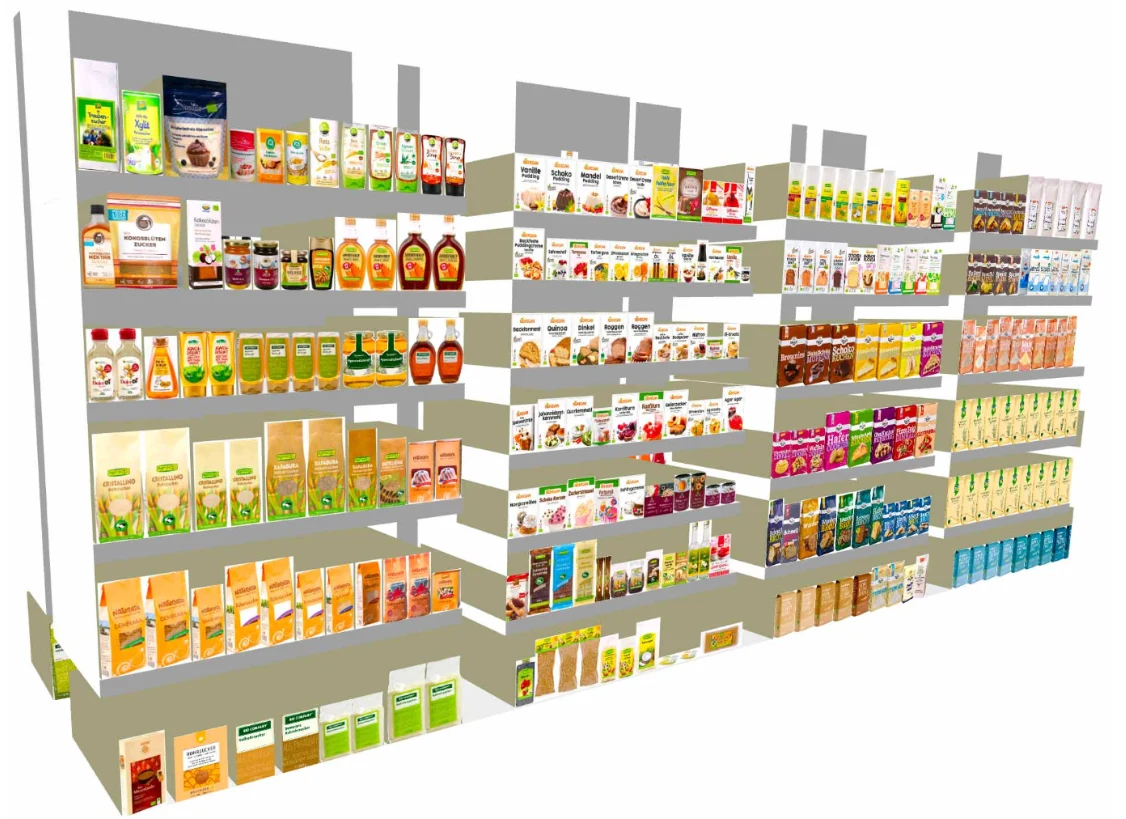 Quant planogram software 3D shelf view