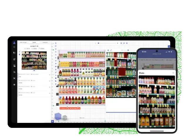LEAFIO AI mobile compliance app shelf photo check