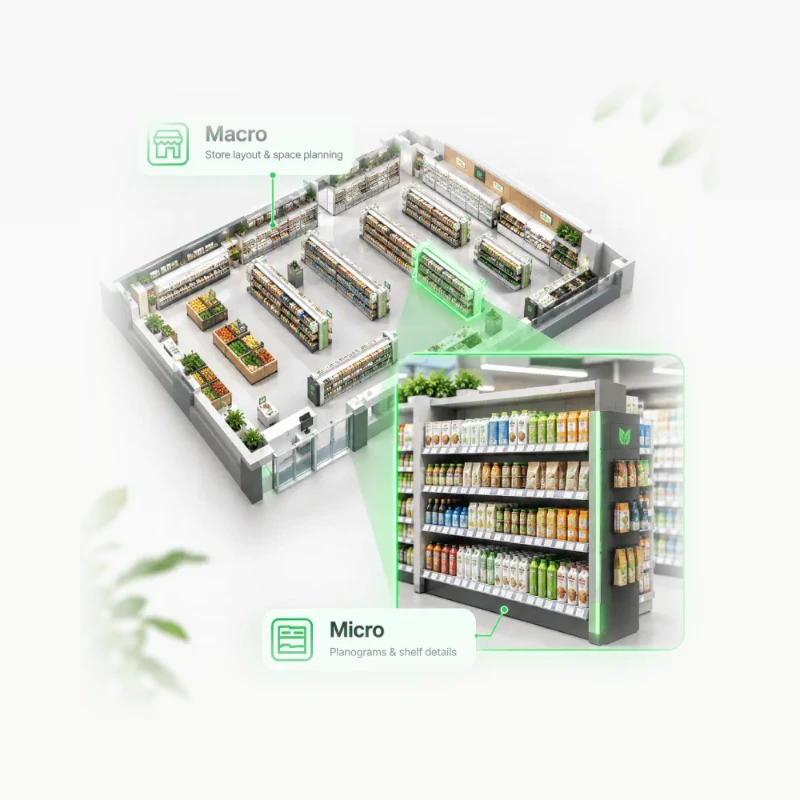 Macro vs. Micro Space Planning: What's the Difference and Why Retailers Need Both